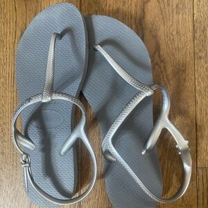 Havaianas Silver Sandals
